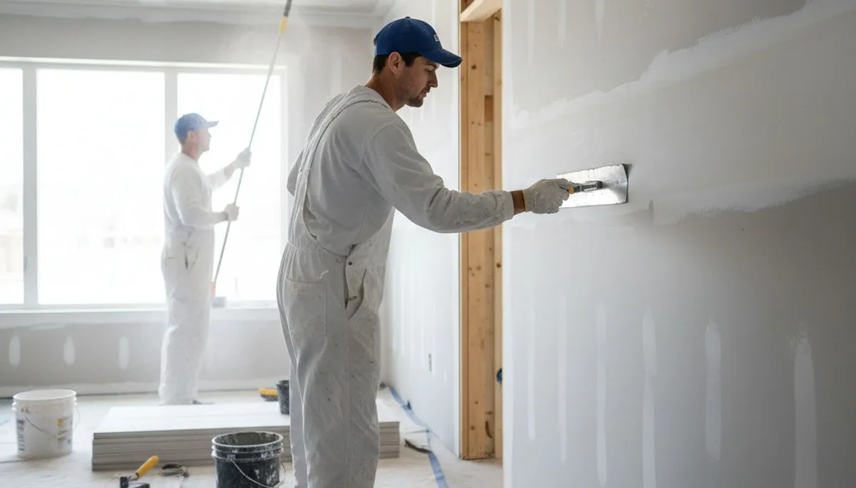 Minneapolis, MN drywall repair by painting pros patching cracks and water damage on interior walls