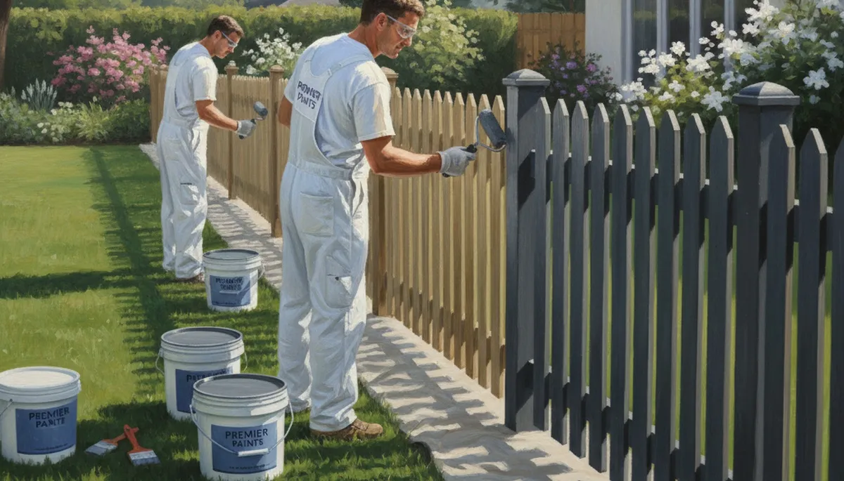 Minneapolis, MN fence painting service protecting weather-worn wood and boosting curb appeal
